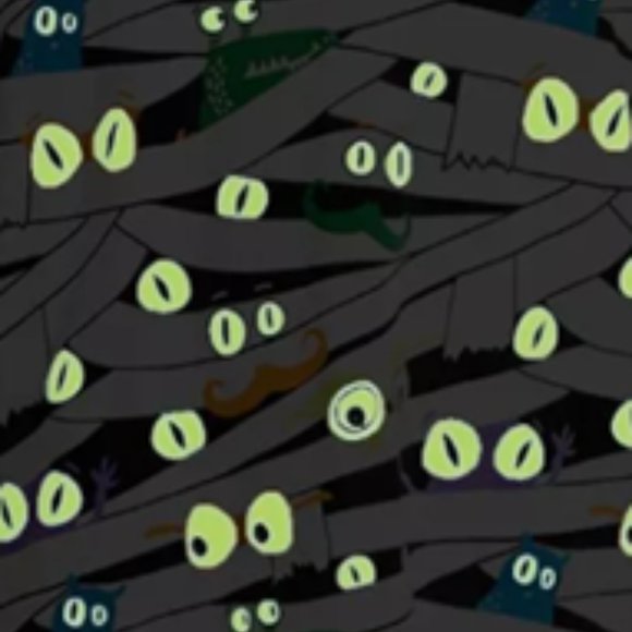 HYDE & EEK (TARGET) Size 10 UEC Glow-In-The-Dark Mummy Halloween Pajama Set - Picture 3 of 9